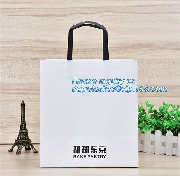 Custom Your Own Logo Design Printed Durable Shopping Carrier Packing 210Gsm Clothes Art Coated Paper Bag, bagease packag