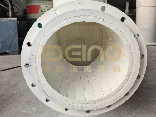 ISO Wear Resistant Ceramic Tube Ceramic Lined Pipe For Mining