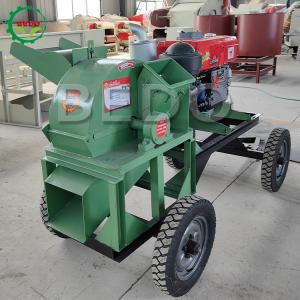 China Alloy Steel Potable Wood Crusher Machine 10mm Screen Hole Size on sale