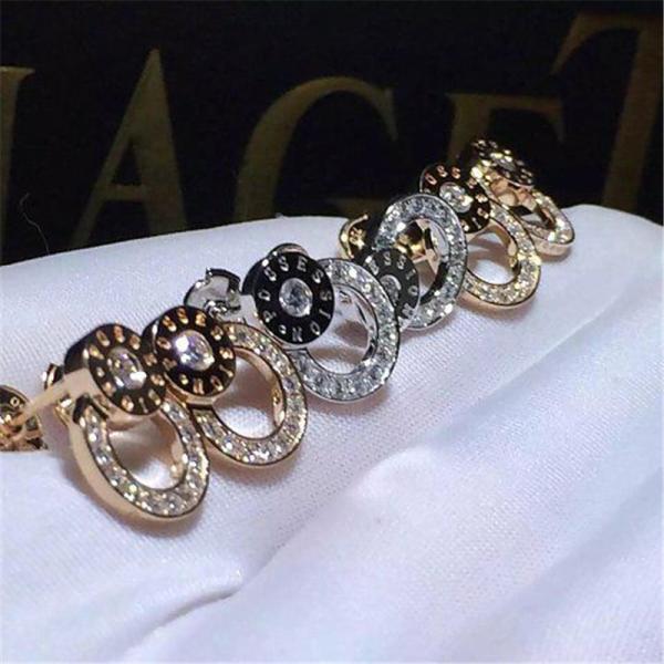 Luxury jewe factory earrings gold diamond 18k gold white gold yellow gold rose gold diamond earrings