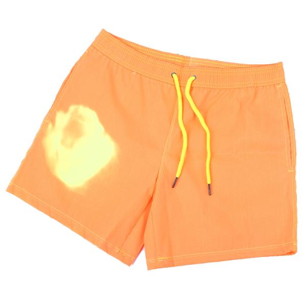 Oem Factory Manufacturer Custom Logo Skin Friendly Color Changing Swim Trunks Cool Quick Dry Board Shorts