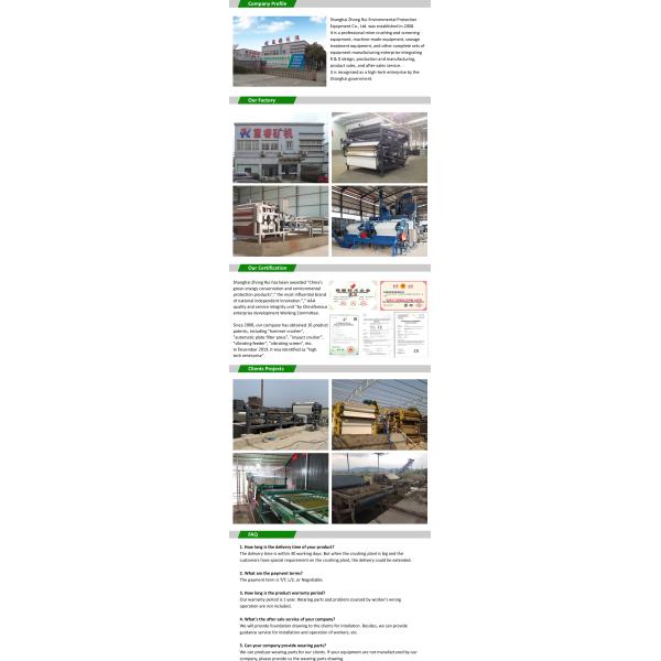1 Meter Sludge Dewatering Belt Filter Press Machine Rollers