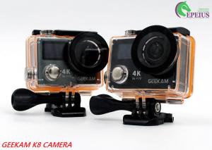 Waterproof 30 M Dual Screen Action Camera 17 0Degree 360 VR 4K With Continuous Shooting