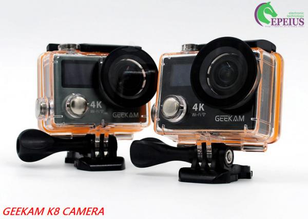 Quality Waterproof 30 M Dual Screen Action Camera 17 0Degree 360 VR 4K With Continuous Shooting for sale