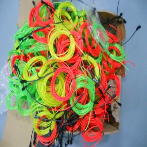 colorful electroluminescent el wire for decoration