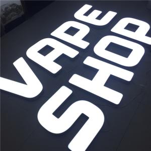 Buy cheap Business Light Up 3D Letter Sign Retail Store Signboard DC12V from wholesalers