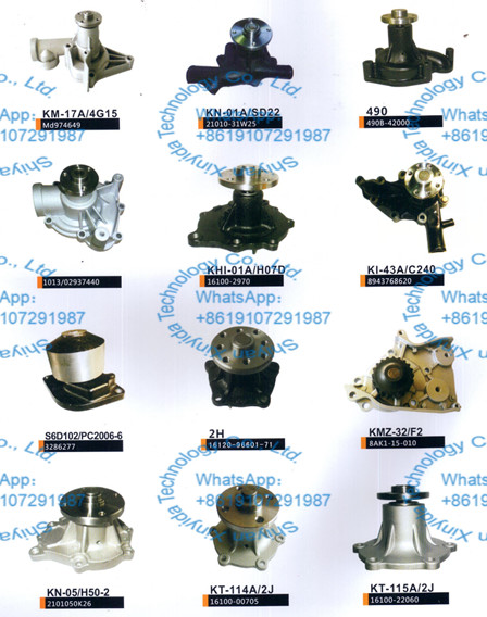 20431135 Automotive Water Pumps 20101193 20734268 For VOLVO Excavator EC360 EC460BLC D12D