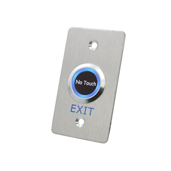 Touchless Sensor Stainless Steel Exist Button , Lightweight Door Release Button Switch