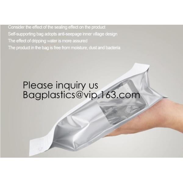 Aluminum Foil Medicine Weed Seeds Packaging bag with Zip Lock,Barrier Stand up Plastic Food Packaging Bag Retort Pouch f