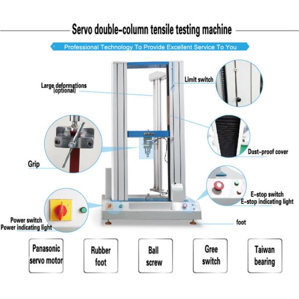 Universal Tensile Strength Testing Machine for Rubber , Plastic , Metal , Nylon