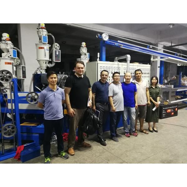 PE Wire And Cable Machinery CAT6A Cable Making , Siemens Electricity Brand