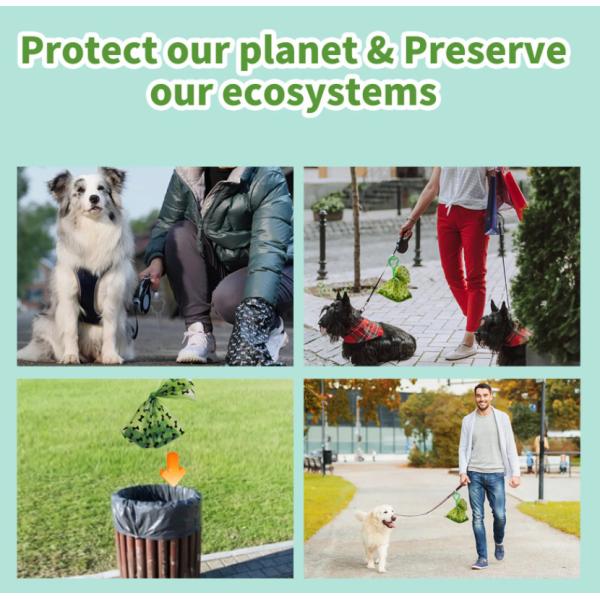 Disposal Dog Poop Bag Biodegradable Compostable Degradable Cat Poop Bags