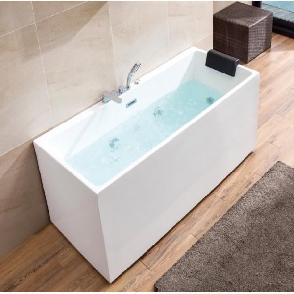 Quality Shower Room Freestanding Jacuzzi Bathtub , Massage Acrylic Bathtub CE Approved for sale