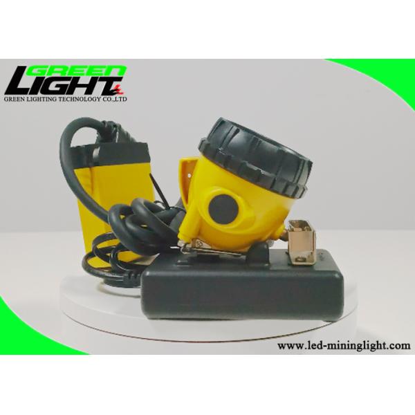 Underground Mining Corded Miner Cap Lamp 25000 Lux 348 Lum 14 Hours Lighting