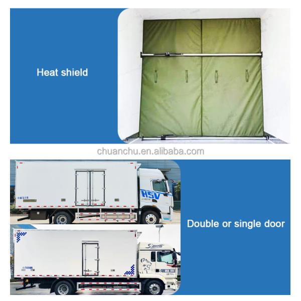 Howo 4x2 Refrigerated Truck Wide Body Automatic Transmission 4000x2100x2100 mm Box Dimensions Gross Vehicle Weight ≤5T