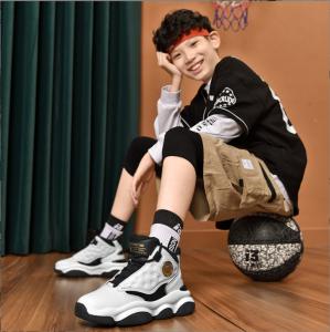 China High Top Mens Basketball Shoes Microfiber Mesh Fabric Upper Mens Running Shoes wholesale