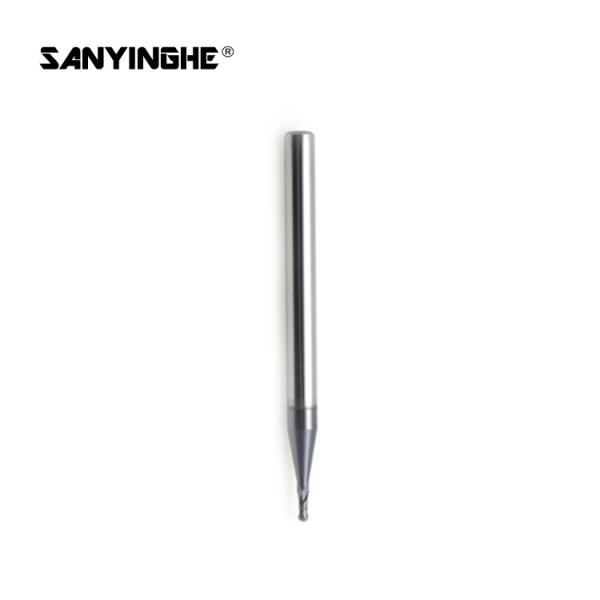 1.0mm CNC Solid Carbide Corner Radius End Mills Cemented Carbide Endmill