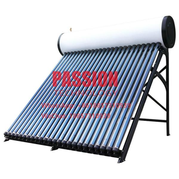 300L Pressurized Solar Water Heater 20tubes Pressure Heat Pipe Solar Collector 200L White Solar Water Tank Silver Tank