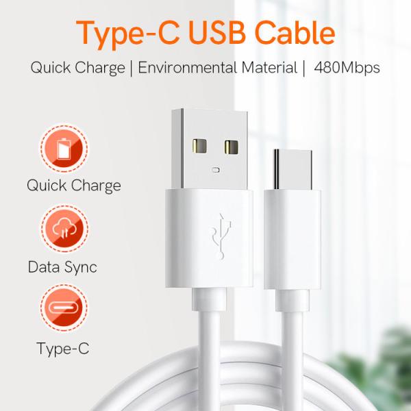 PVC 20AWG USB Type C To USB Type A Cable Data Sync