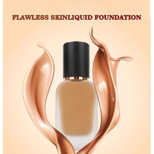 Face Makeup Full Coverage Waterproof Long Lasting Liquid Foundation Custom Logo Cream For Oil Skin Concealer Cosmetics