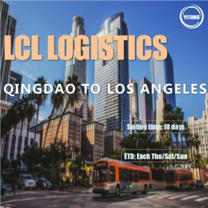 China NVOCC Global LCL International Shipping Service From Qingdao to Los Angeles on sale