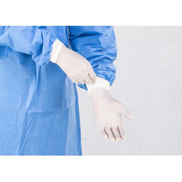 Quality Disposable Latex Examination Gloves Powdered Medical Surgical Gloves Powder Free for sale