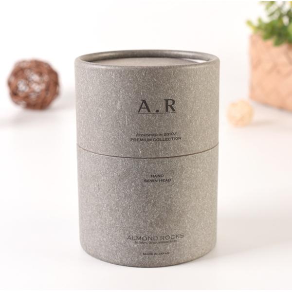 Customized Luxury Candle Packaging Tube boxes Matt PP Lamination 1.5mm Cardboard