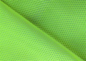 China Recycled Polyester Mesh Fluorescent Material Fabric For Traffic Police Uniform wholesale