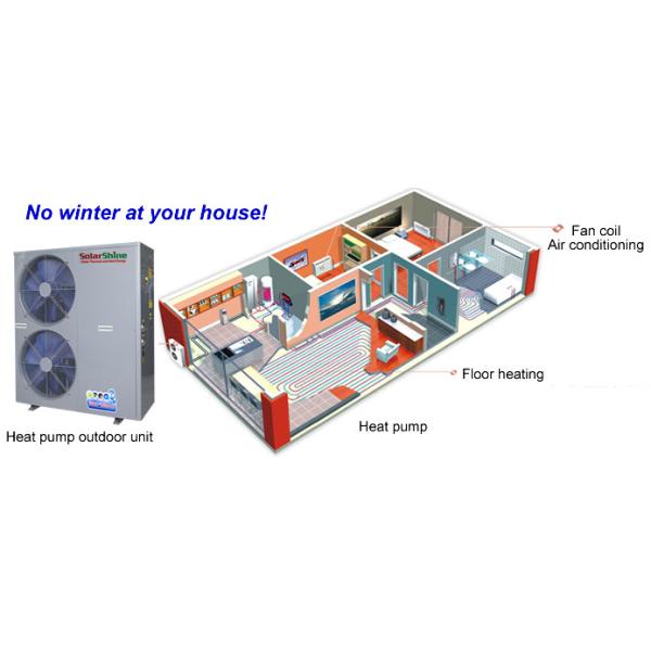 50 / 60Hz Low Ambient Temperature Heat Pump , Cold Climate Heat Pump Easy To Install