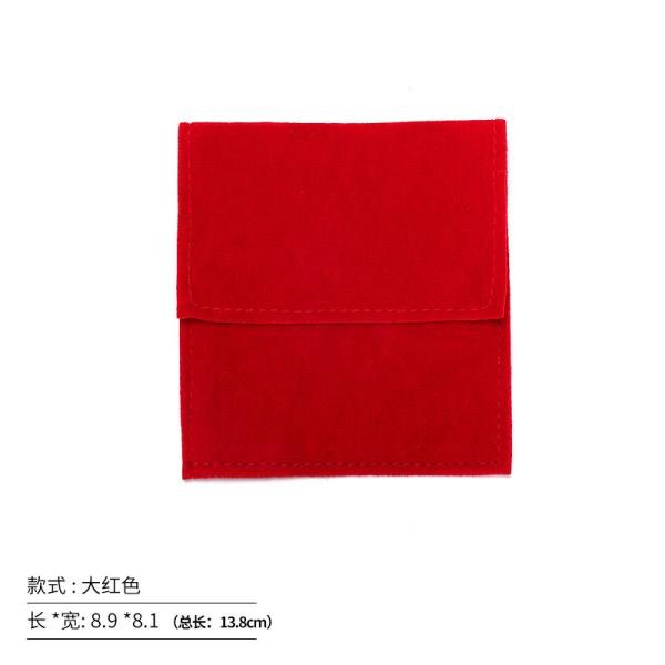 Luxury Elegant Gift Bag Gift Package Hot Selling Flip Cover Dustproof Velvet Bag Ring Earring Jewelry Bag Small Accessories Storage Bag