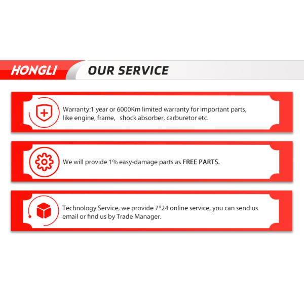 Customized 50cc 70cc 110cc Street Bike Motorcycle Four Stroke Air Cooled