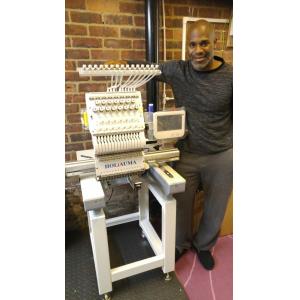 Cheap price one head 15 needles computer embroidery machine for kenya