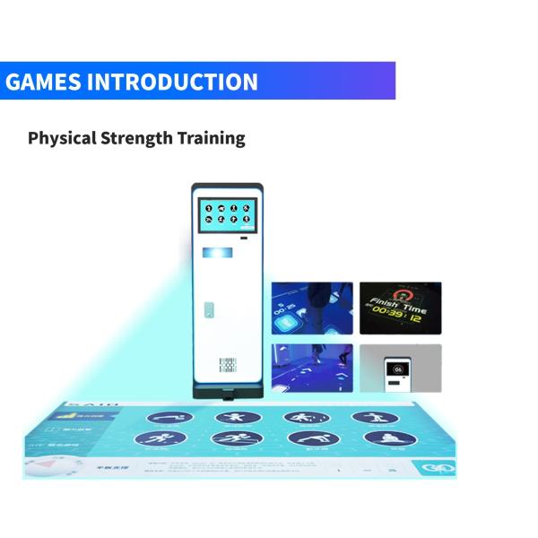 Coin Operator Interactive Projection Game Mobile Multiplayer Projector Game For Floor