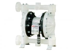 1 Inlet / Outlet Air Operated Diaphragm Pump With Nitrile Elastomer PTFE Ball Valve