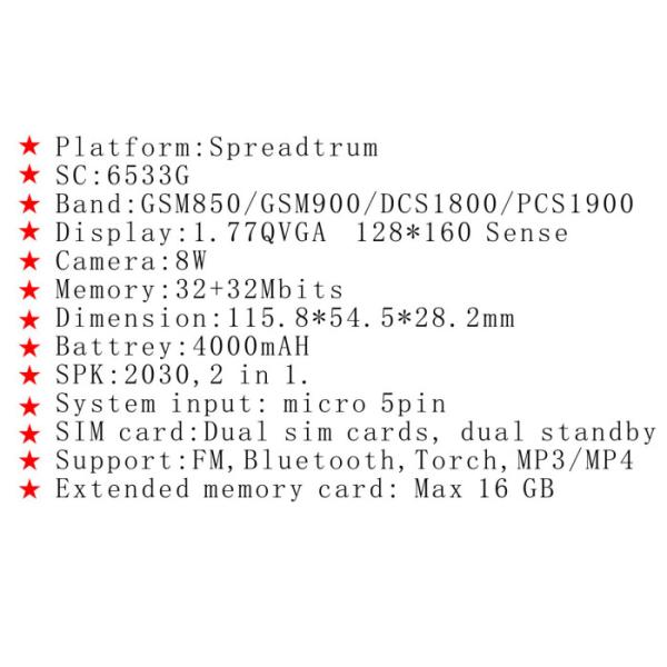 1.77 In stock long life battery keypad mobile phone SIM IP68 Rugged Waterproof Cell Phone