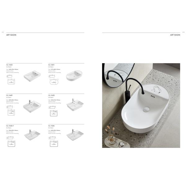 Latest Hand Wash Basin Design Modern Oval Sink Bathroom Ceramics Wash Basin