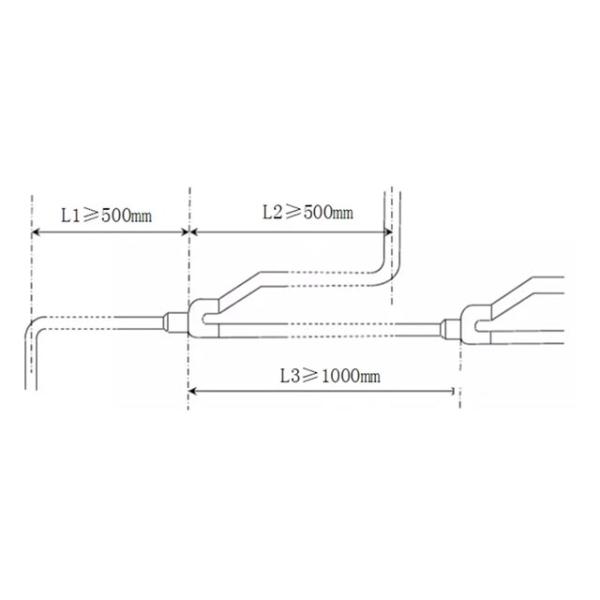 5Mpa Pressure Refrigeration Pipe Fittings For York VRV Refnet Joint Recyclable