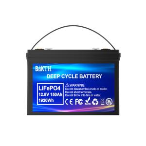 Portable Rechargeable Lithium Battery 12.8V 150ah Lifepo4 Battery