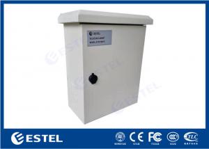 China Rainproof Robust IP55 Outdoor Pole Mount Enclosure With Back Panel / Circuit Breaker Box wholesale