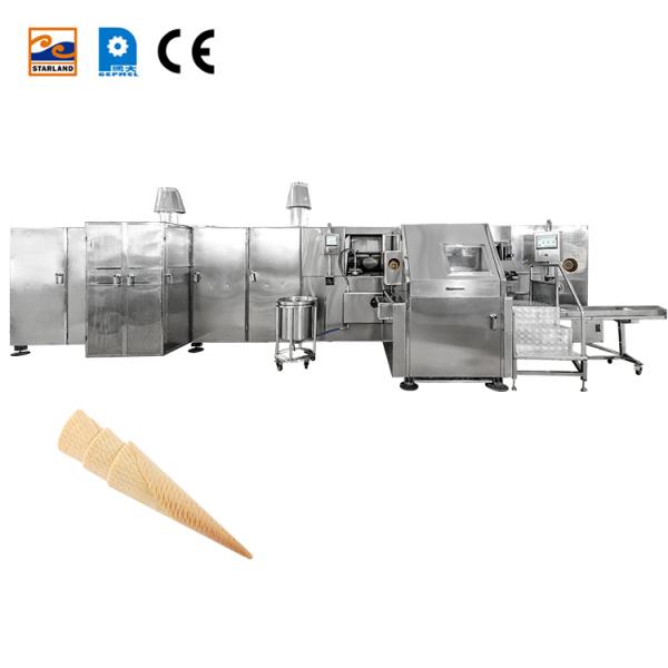 Video Technical Support After Service Ice Cream Cone Production Line For High