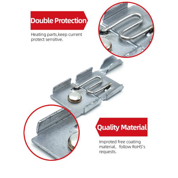 HCET HC01-6AP Bimetal Motor Overload Protector 45A Thermal Cutoff Switch for Automotive, Washing machine motors