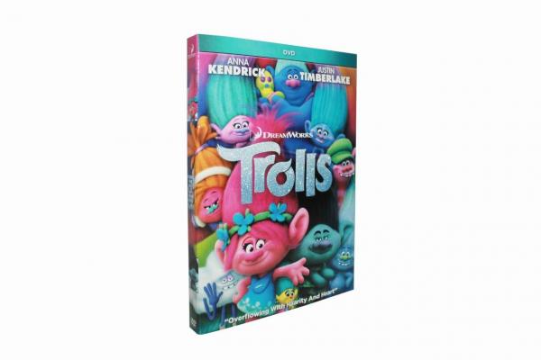 Quality Hot selling Wholesale trolls Cartoon Disney DVD Movies,new dvd,boxset free shipping for sale