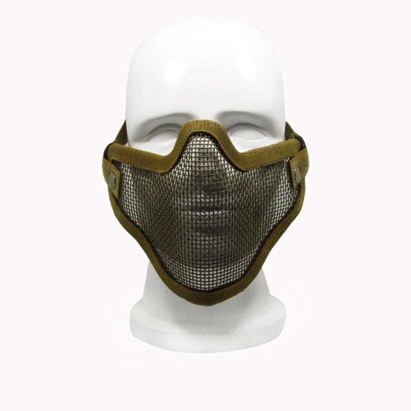 Military Equipment Half Face Wire Mask Outdoor Field Facial Safety Protective Mask Mesh