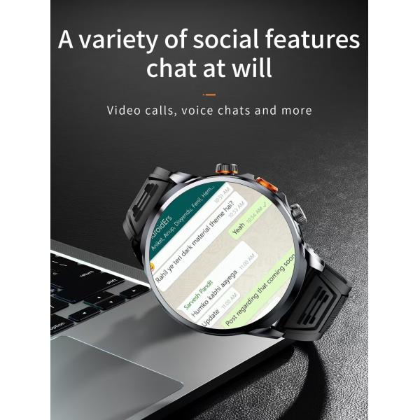 H18 Android 4G Smart Watch Camera WIFI For Men 1.85 Inch Screen 1100mAh 3GB + 32GB