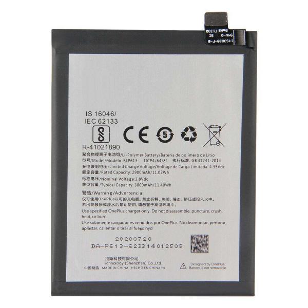 Quality 800 Times AAA BLP613 Oneplus 3t Battery Replacement 3000 MAh for sale