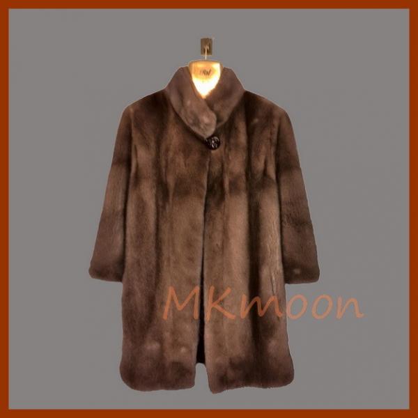 Quality mink fur coat 257# for sale