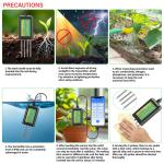Smart 8-in-1 Soil NPK EC PH Temperature Moisture Sensor USB Multi-Parameter