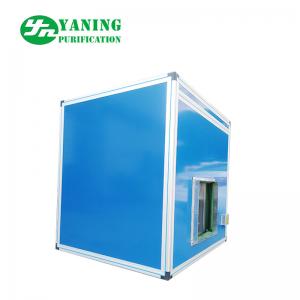 China Blue Powder Coating Exhaust Air Unit , Fresh Air Unit / Booster Box Adjustable Pressure on sale