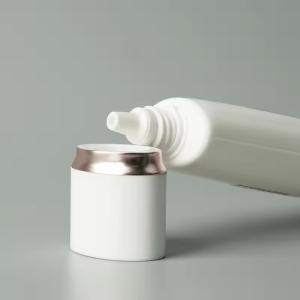 PE Airless Cosmetic Tubes Oval Nozzle Cosmetic Tube Customized