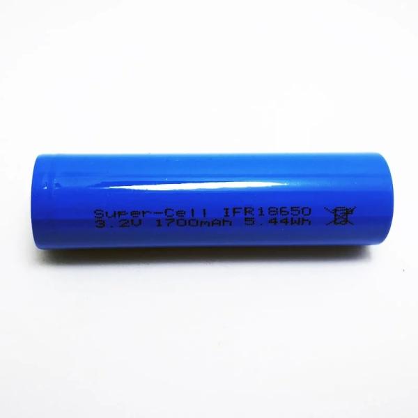 Lfp 18650 Lifepo4 Battery Cell 3.7V 2600mAh Cylindrical Lithium Ion Iron Phosphate Battery